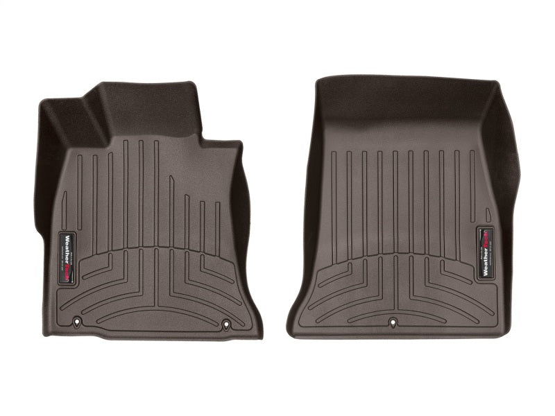 WeatherTech 2019 + Genesis G70 Front FloorLiner - Cocoa (Rear Wheel Drive)-thumbmail-1