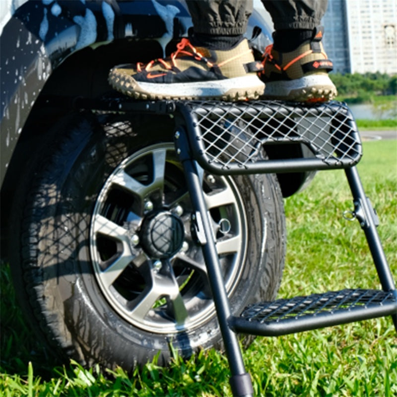 3D MAXpider 3D Modular Tire Step - Black (Fits up to 30in Tires)-thumbmail-3