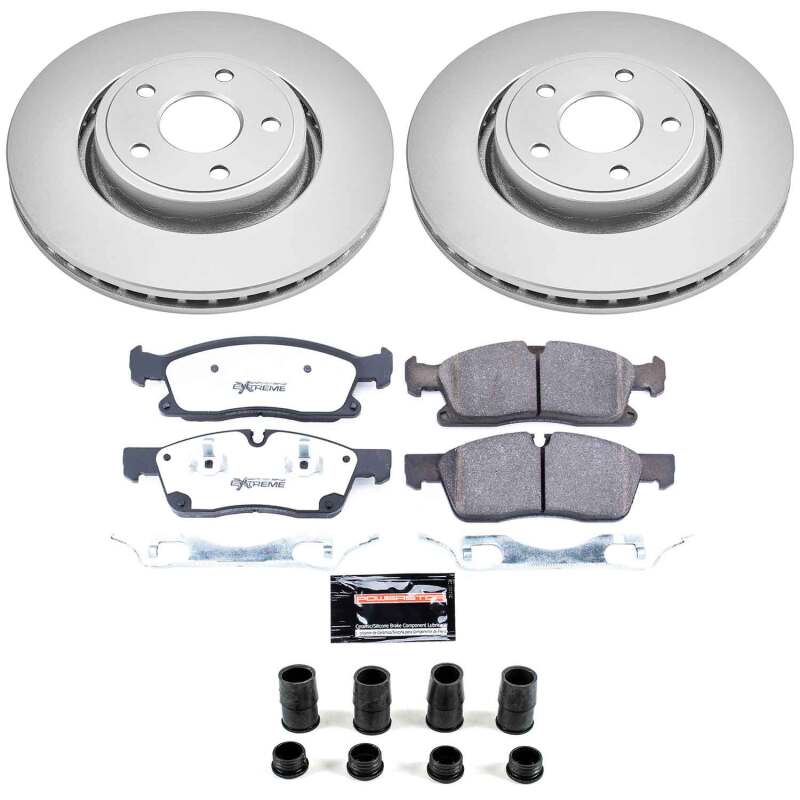 Power Stop 12-20 Dodge Durango Front Z36 Coated Truck & Tow Brake Kit-thumbmail-1