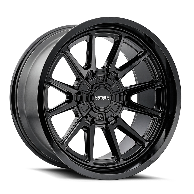 Mayhem Intrepid 116 Gloss Black 18x9 6-135/6-139.7 -12mm Offset 106mm Hub