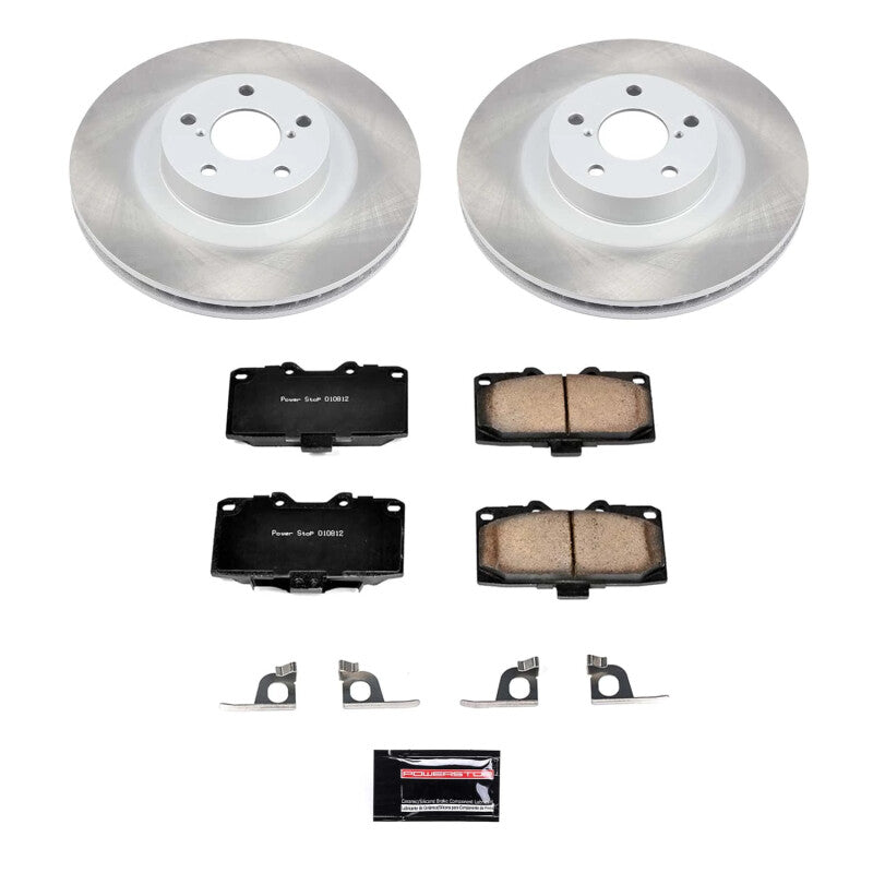 Power Stop 06-07 Subaru Impreza Front Semi-Coated Rotor Kit-thumbmail-1