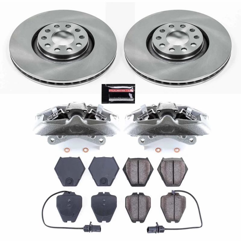 Power Stop 00-02 Audi S4 Front Autospecialty Kit w/Cals-thumbmail-1