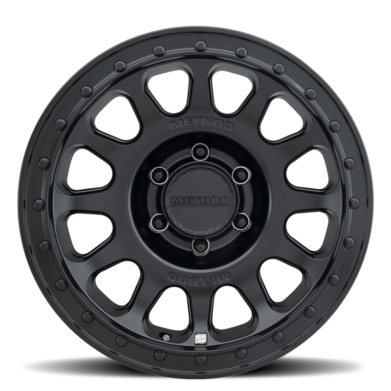 Method MR709 HD Bead Grip 18x 9in / ET12 / 8x180 BP / 124.1mm Bore - Black Wheel-thumbmail-1