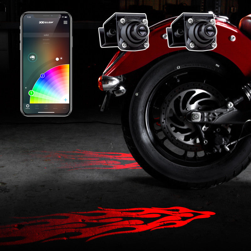 XKGLOW Curbfx 2-Pc Flame Kit-thumbmail-1