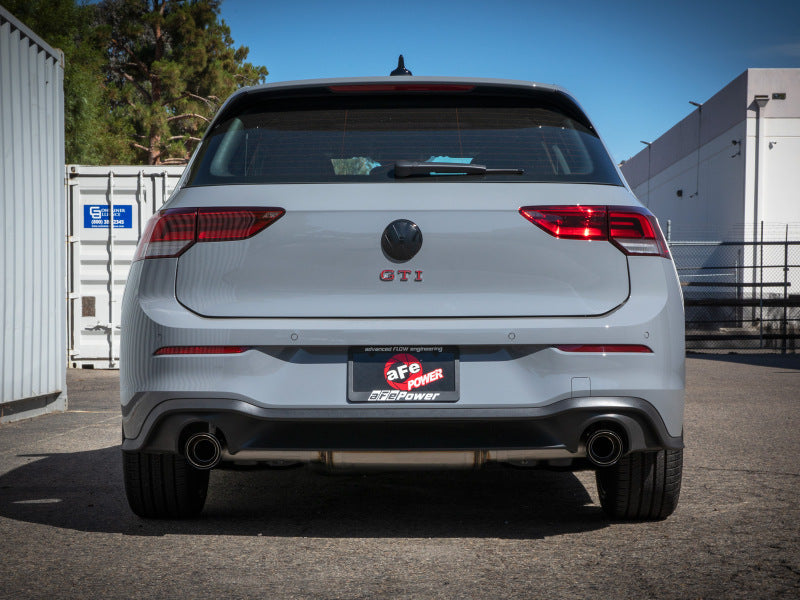 aFe 22-24 Volkswagen GTI MACH Force-Xp 3 to 2-1/2 IN Stainless Steel Cat-Back Exhaust w/Carbon Tips-thumbmail-2