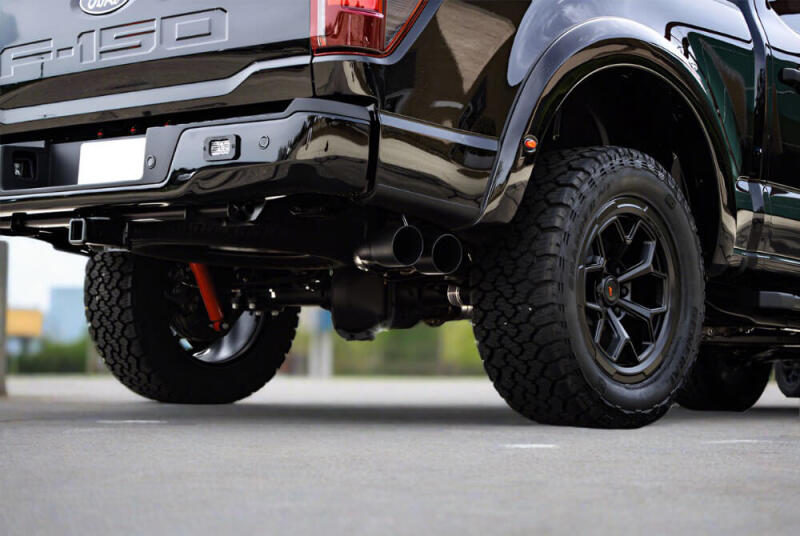 Roush 21-24 Ford F-150 5.0L V8 Side Exit Catback Active Ready Exhaust w/ Black Tips-thumbmail-2