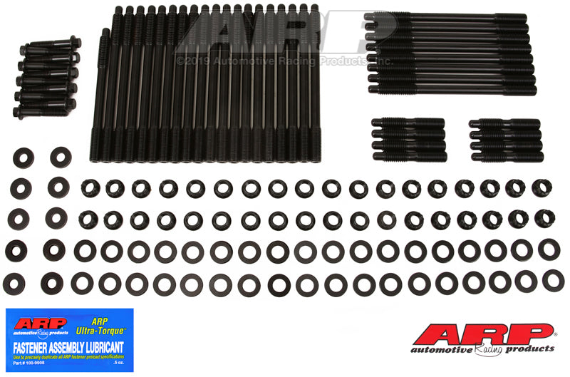 ARP SBC/WP Tall Deck 9.80 Warhawk Block w/Warhawk 12Deg LS7 Heads Head Stud Kit-thumbmail-1