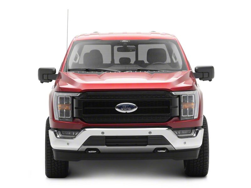 Raxiom 21-23 Ford F-150/ Exc.Raptor CXR Series LED Upper Replacement Grille with White DRL- Black-thumbmail-10