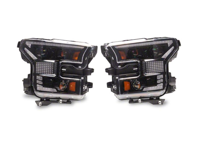 Raxiom 15-17 Ford F-150 XR Series LED Projector Headlights with DRL- Black Housing- Clear Lens-thumbmail-13
