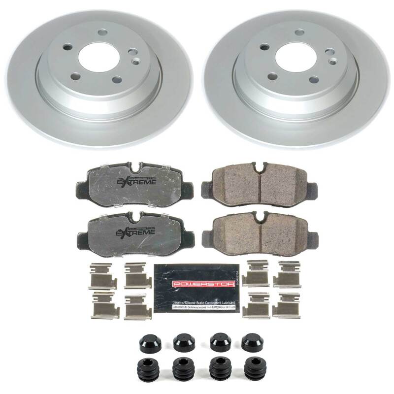 Power Stop 16-23 Mercedes-Benz Metris Rear Z36 Coated Truck & Tow Brake Kit-thumbmail-1