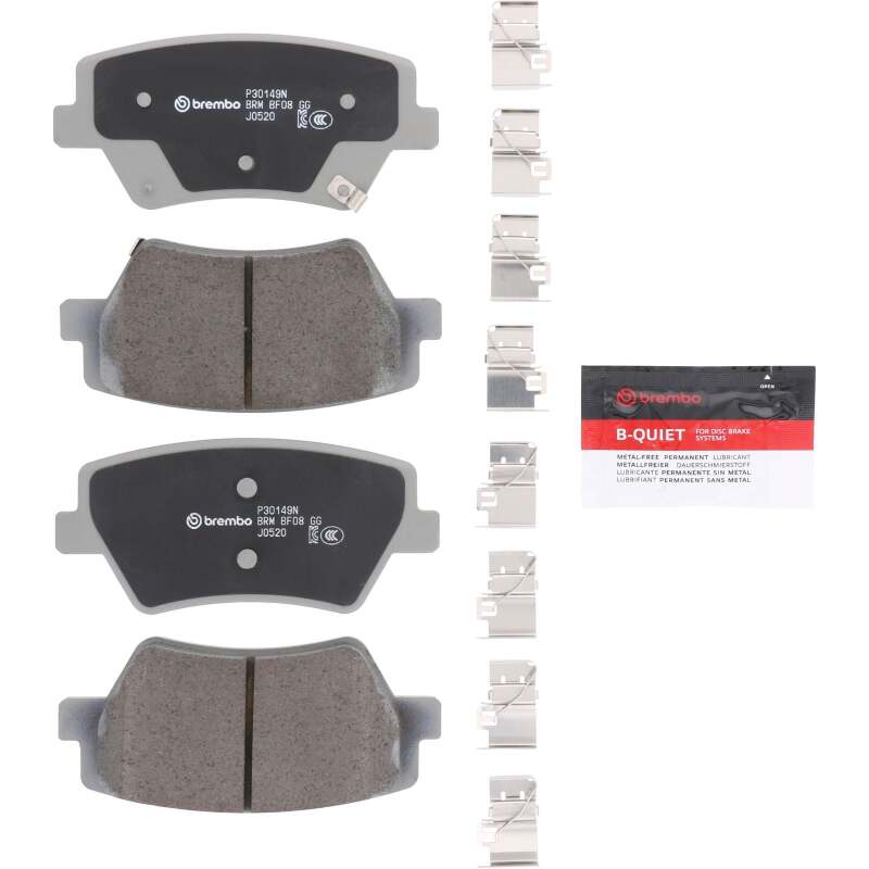 Brembo OE 2021 Genesis GV80 PRIME Ceramic Brake Pad - Rear-thumbmail-2