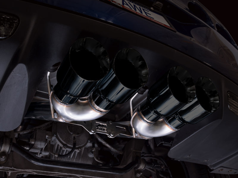 AWE Tuning C6 Chevrolet Corvette Z06/ZR1 Track Edition Axle-back Exhaust w/ Diamond Black Tips-thumbmail-6
