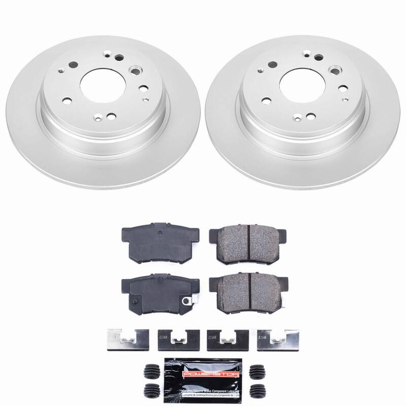 Power Stop 04-08 Acura TL Rear Z23 Coated Brake Kit-thumbmail-1
