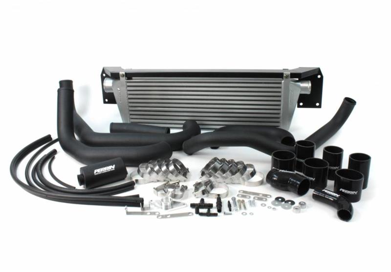 Perrin 08+ WRX FMIC Black Boost Tubes w/ Black Silicone-thumbmail-2