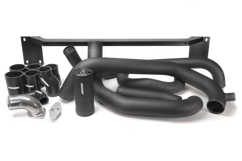 PERRIN 08-14 Subaru WRX Front Mount Intercooler Boost Tube Kit - Black-thumbmail-3