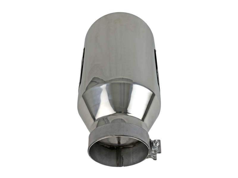 aFe Power Universal 5in Inlet 8in Outet MACH Force-XP Clamp-On Exhaust Tip - Polished-thumbmail-5