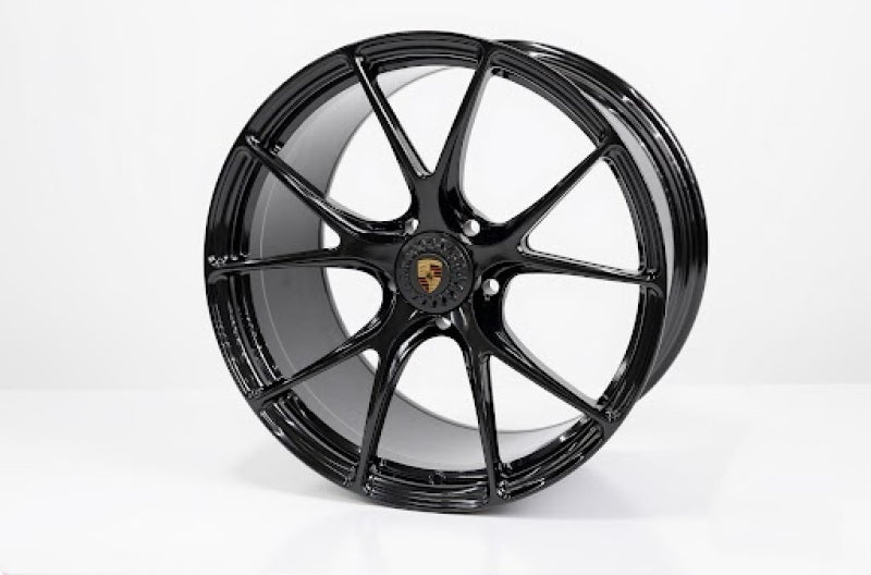 Vossen X Champion RS74 20X9 / ET44 / 5X130 / Gloss Black Wheel / 911 C4 C4S 991.2 Mid Body - Front-thumbmail-1