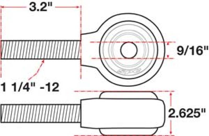 SPC Performance XAXIS Rod End Ball Joint-thumbmail-2