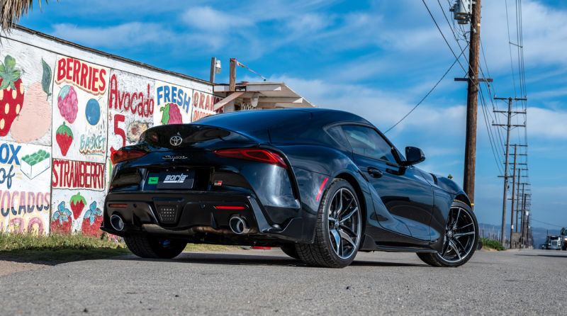 Borla 20-25 Toyota GR Supra ATAK Cat-Back Exhaust System w/ Chrome Tips-thumbmail-2