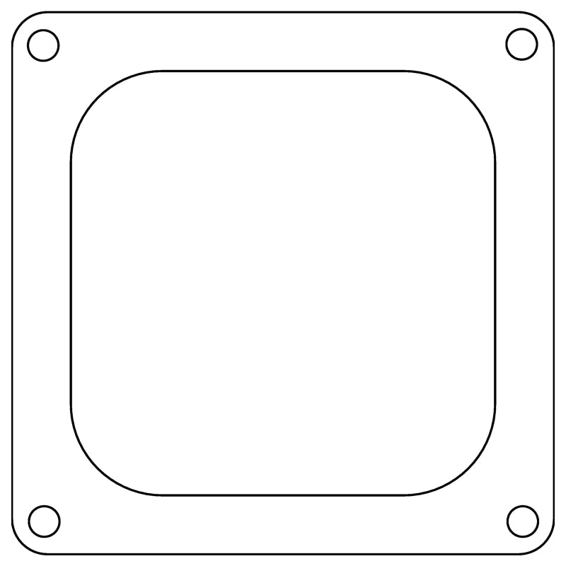 Cometic Holley 4500 Dominator .047in Fiber Carburetor Gasket - 4.775in x 4.775in - Open Plenum-thumbmail-1