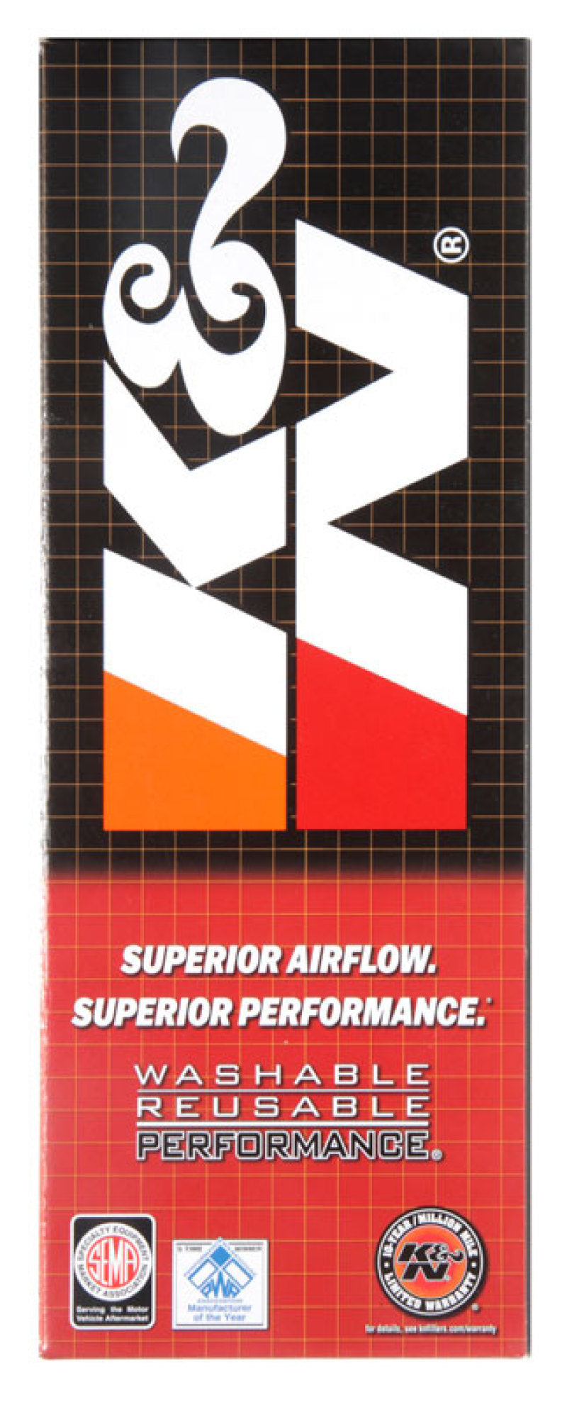 K&N Universal Custom Air Filter - Unique Shape 10.813in OD / 2.188in Height-thumbmail-7