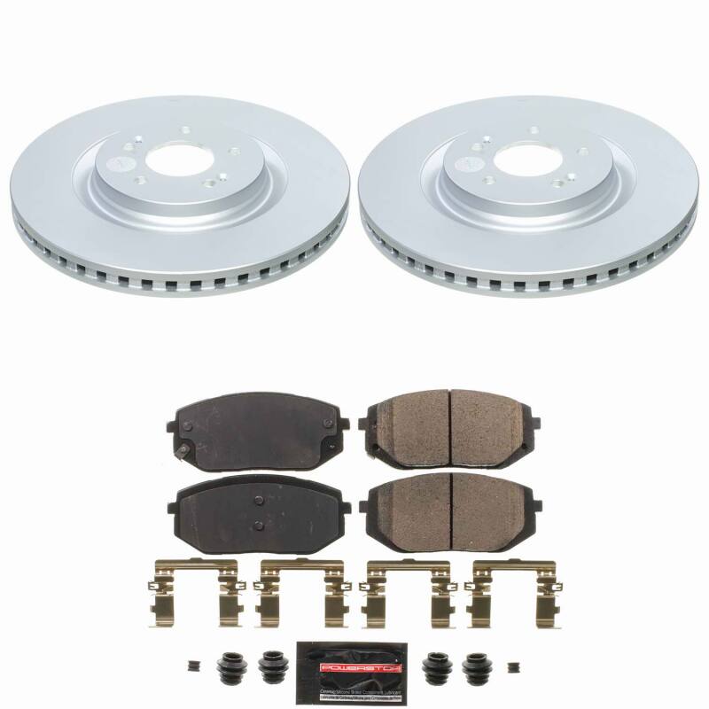 Power Stop 21-25 Hyundai Sonata Front Z23 Coated Brake Kit-thumbmail-1