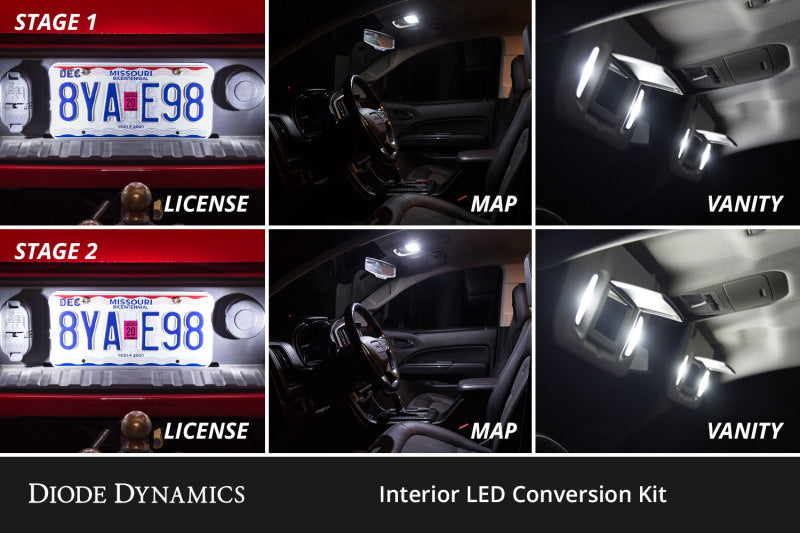 Diode Dynamics 17-20 d F-150 Raptor Interior LED Kit Cool White Stage 2-thumbmail-3