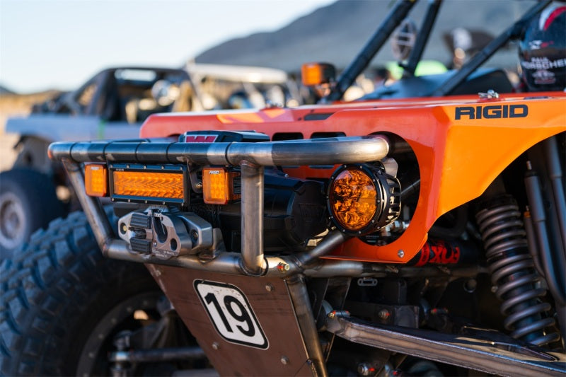 Rigid Industries 360-Series 6in SAE Fog w/ Amber PRO Lens - White (Pair)-thumbmail-4