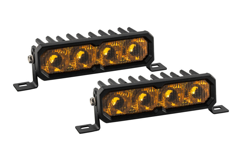 Diode Dynamics SS6 Pro Yellow Driving Standard ABL (pair) 3000K-thumbmail-1