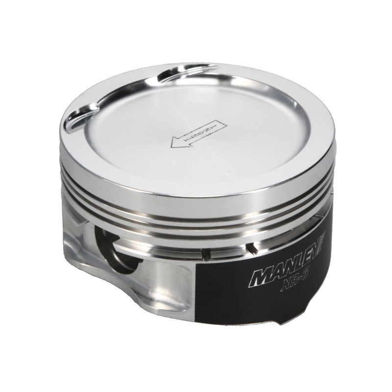Manley Nissan SR20 86.50mm 5.365in Rod 86mm Stroke 9:1 Dish Piston Set - Set of 4 Extreme Duty-thumbmail-1