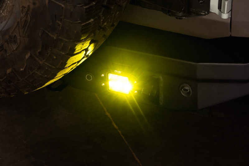 DV8 3-Inch Elite Series LED Amber Flush Mount Pod Light-thumbmail-9