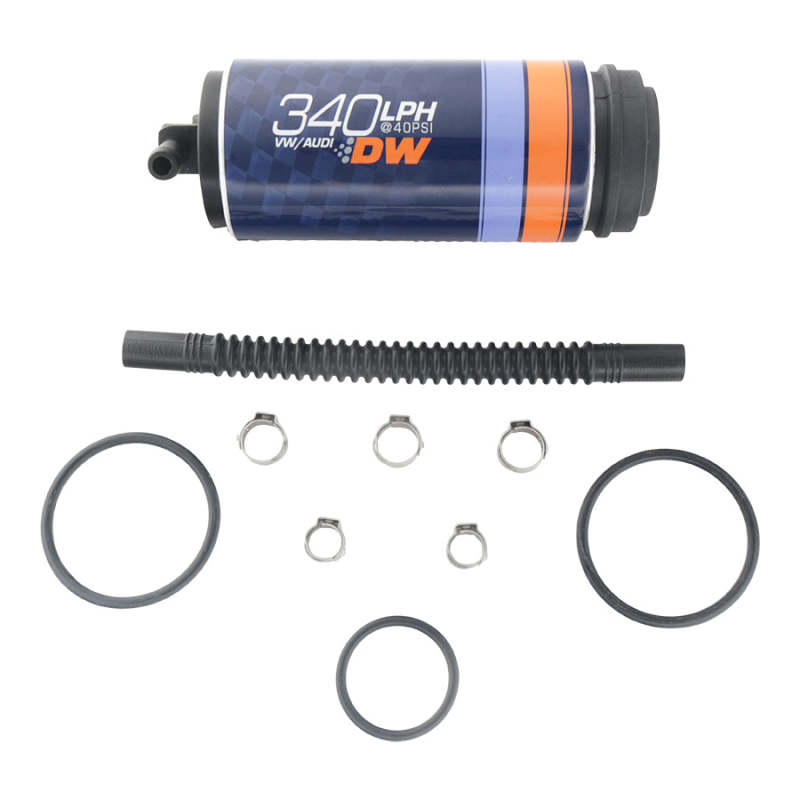 Deatschwerks DW340V Series 340lph In-Tank Fuel Pump w/ Install Kit For VW and Audi 1.8T FWD-thumbmail-1