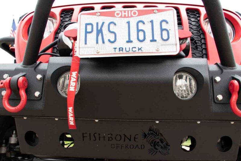 Fishbone Offroad 2018+ Jeep JL/Gladiator Wrangler JL/Gladiator Front Winch Bumper - Black Powdercoat-thumbmail-7