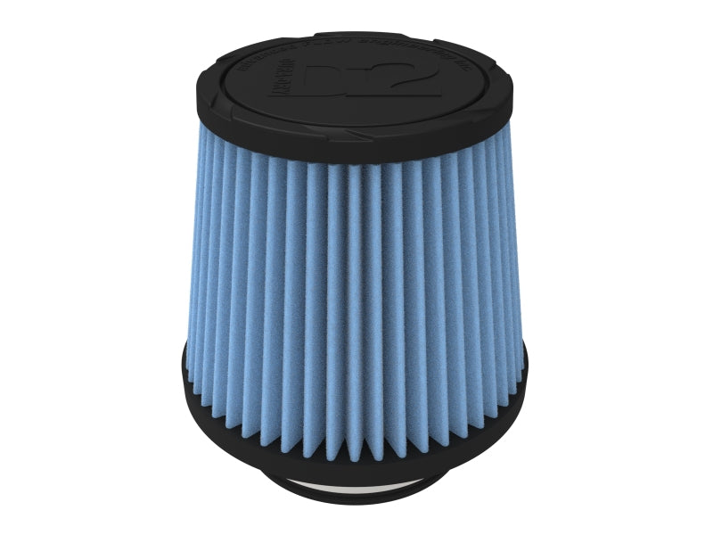 aFe POWER Universal Clamp-On Air Filter w/ D2 Dura-Dry Media - 3-1/2in F x 6in B x 4-3/4in T x 5in H