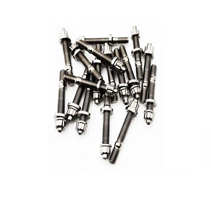 BLOX Racing Xtreme Titanium Intake/Exhaust Manifold Studs Raw 65mm 7-Piece Kit-thumbmail-1