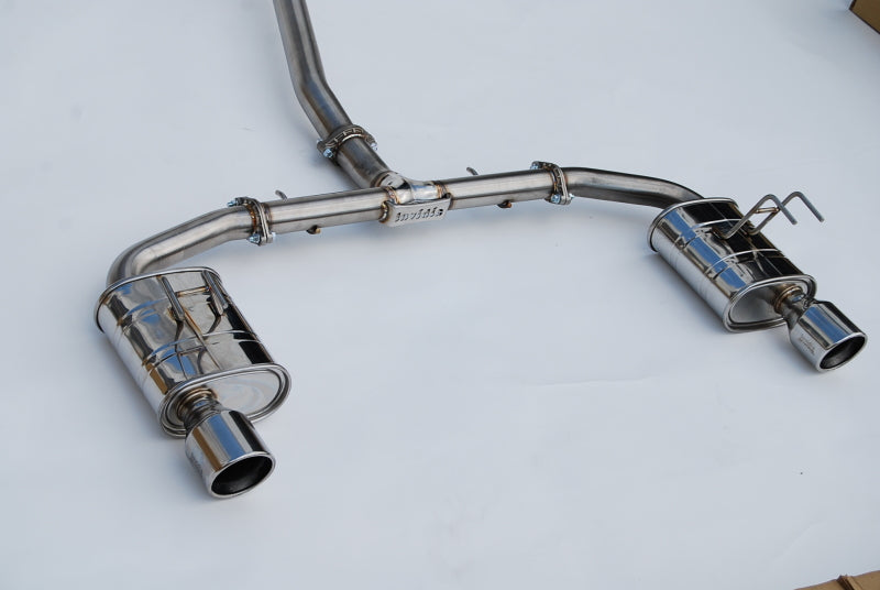 Invidia 2022+ Honda Civic Si (1.5T) 70mm Q300 Cat Back Exhaust - Rolled SS Tips-thumbmail-5