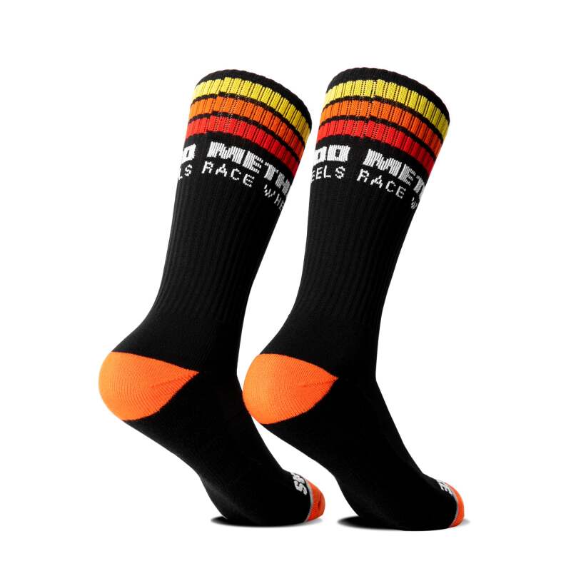 Method Classic Stripes Logo Performance Socks - Black-thumbmail-3