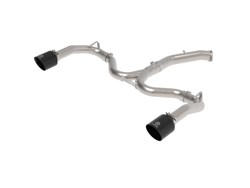 aFe 20-21 Kia Forte GT 1.6L 3in-2.5in 304 Stainless Steel Axle-Back Exhaust w/ Black Tips-thumbmail-1