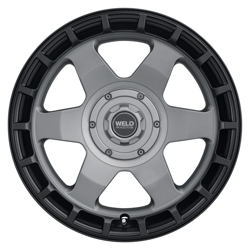 Weld Off-Road Ridge 20x9 - 8x165.1 BP - ET0 - 125.1mm CB - Satin Gunmetal Wheel (Black Ring)-thumbmail-3