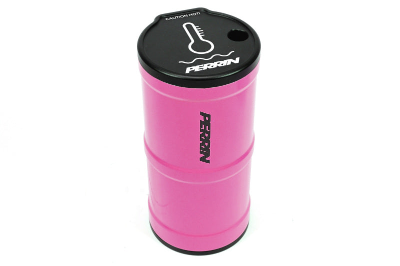 Perrin 13-25 Subaru BRZ / 04-21 Subaru STI / 02-25 Subaru WRX Coolant Overflow Tank - Hyper Pink-thumbmail-3