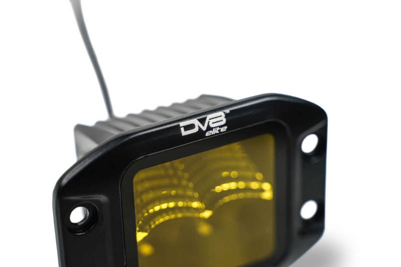 DV8 3-Inch Elite Series LED Amber Flush Mount Pod Light-thumbmail-10