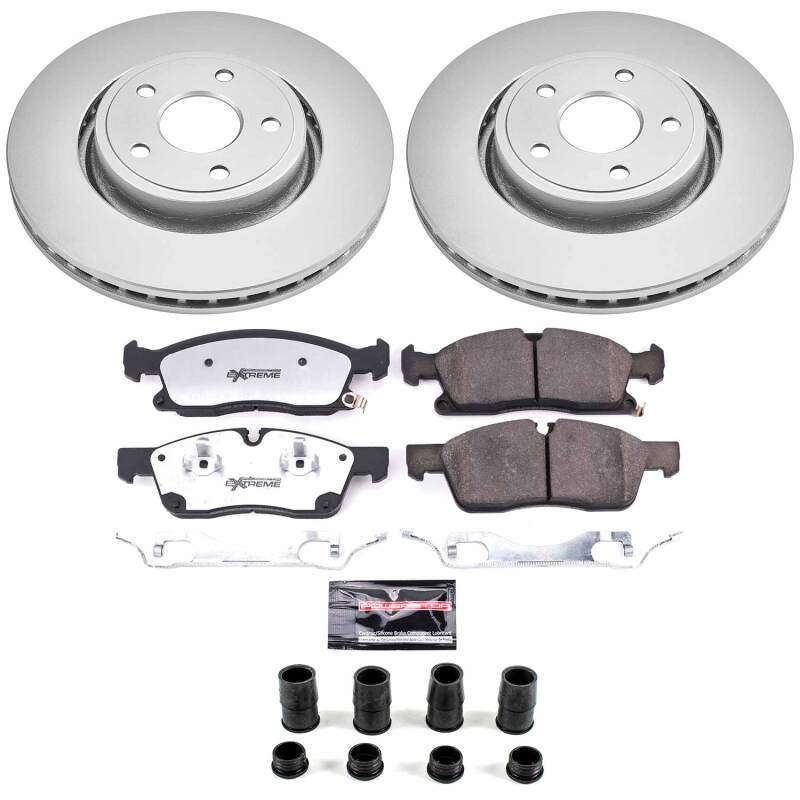 Power Stop 21-26 Dodge Durango Front Z36 Coated Truck & Tow Brake Kit-thumbmail-1