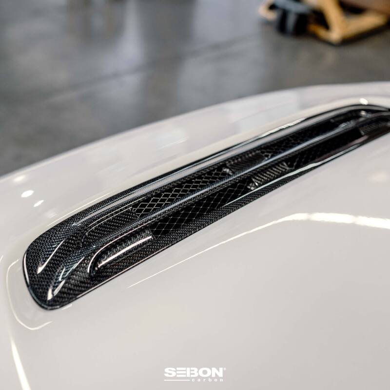Seibon 2023 Honda Civic Type R Carbon Fiber Hood Scoop-thumbmail-4