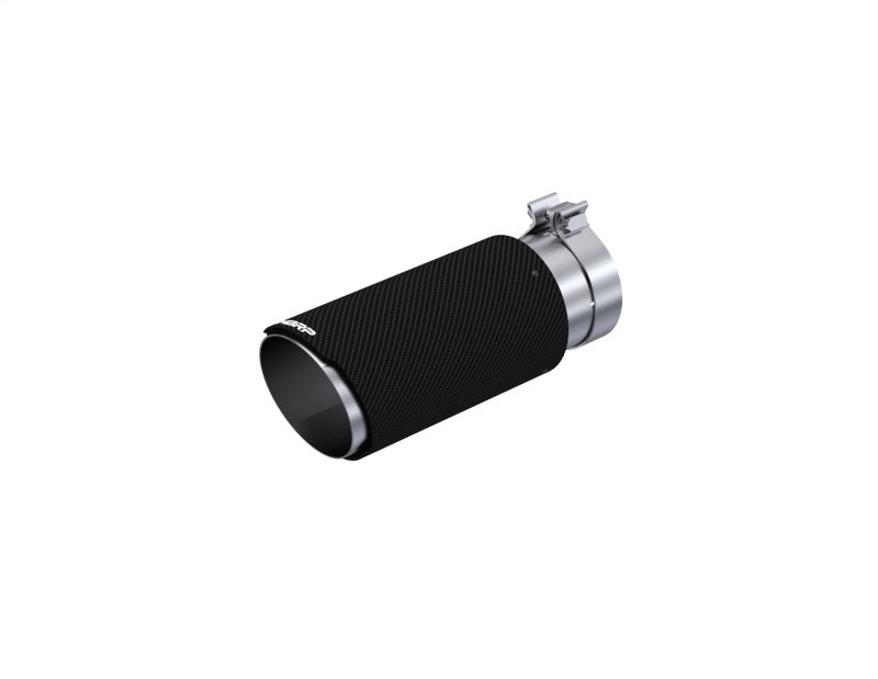 MBRP Universal Carbon Fiber Tip 4in ID/5in OD/12in L Dual Wall Angle Cut-thumbmail-1