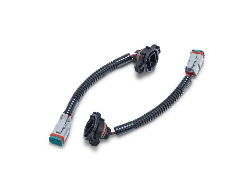 Raxiom 10-18 Jeep Wrangler JK Axial Series H16 to Deutsch Fog Light Wire Harness Adapter Set-thumbmail-1