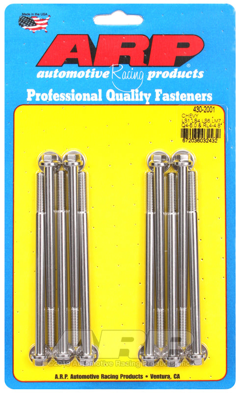 ARP Chevy LS1/LS4/LS6/LM7 5.5, LQ4-6.0 & RL4-4.8 Hex Intake Manifold Bolt Kit-thumbmail-1