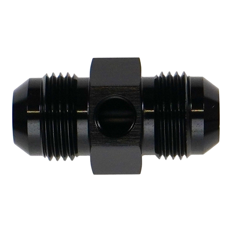 DeatschWerks 10AN Male Flare Gauge Adapter with 1/8in Gauge Port-thumbmail-1