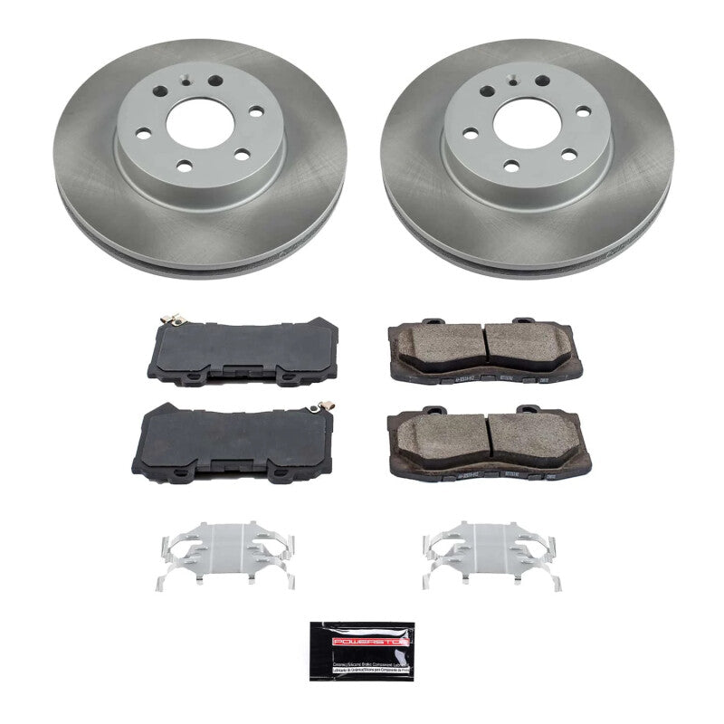 Power Stop 15-20 GMC Canyon Front Semi-Coated Rotor Kit-thumbmail-1