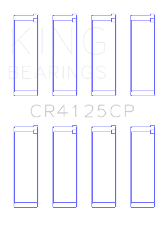 King Engine Bearings Subaru Ej20/Ej22/Ej25 (Incl. Turbo) (Size +0.25mm) Connecting Rod Bearing Set-thumbmail-2