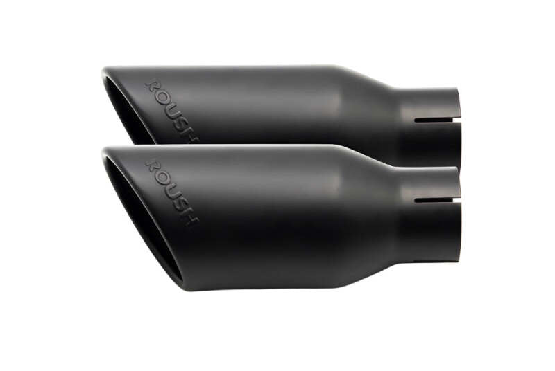Roush 15-24 Ford F-150 5.0L 4in Black Exhaust Dual Tips - Pair-thumbmail-2